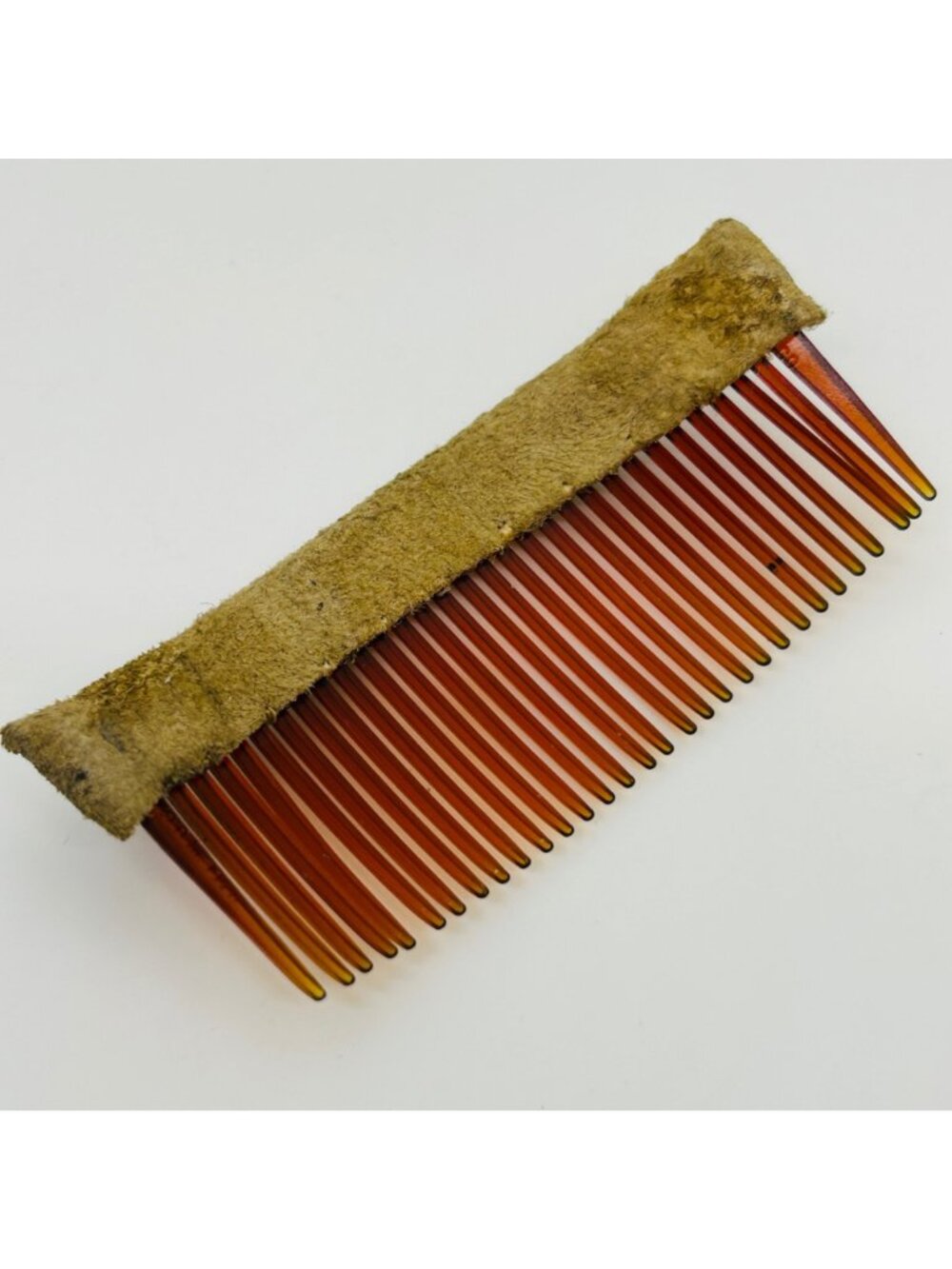 Handmade Southwestern Beaded Hair Comb Seed Bead Loomed Black Red White Vintage - Picture 11 of 13